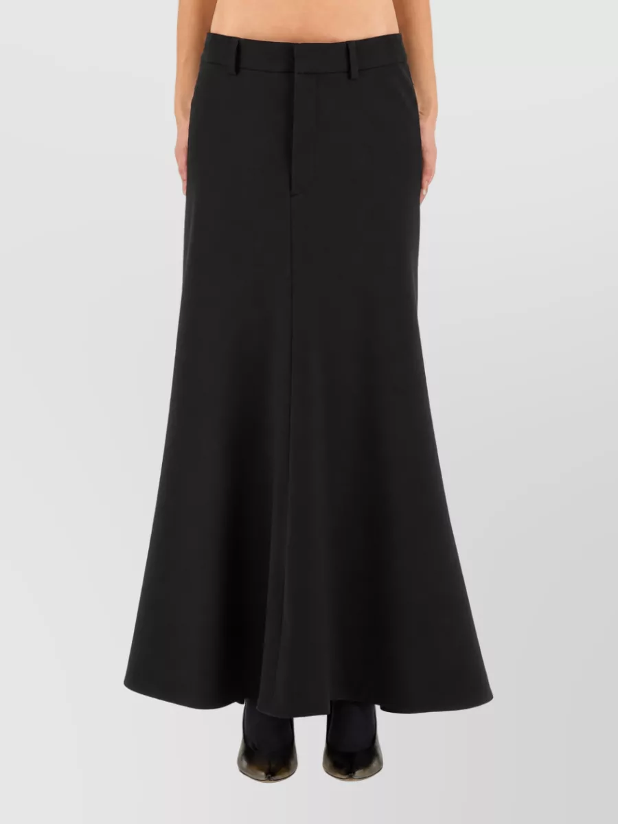 Balenciaga Wool Maxi Skirt