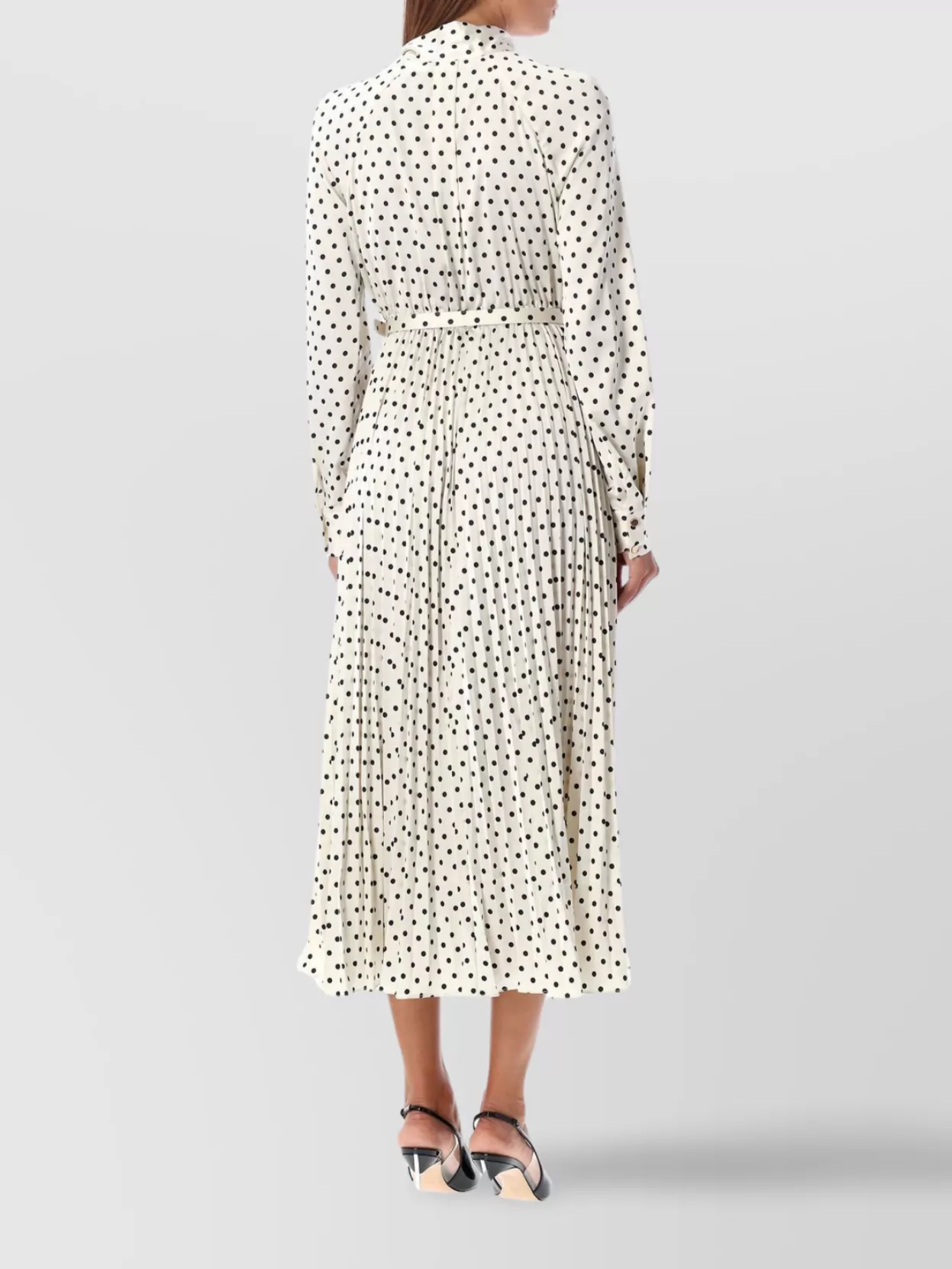 THEREDTHREAD / ザレッドスレッド】S oval pleats dress