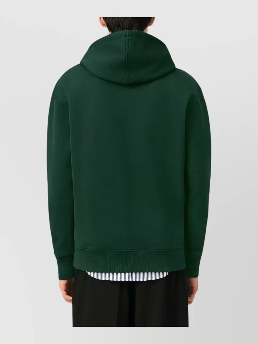 Ami Paris Cotton Logo-Print Hoodie