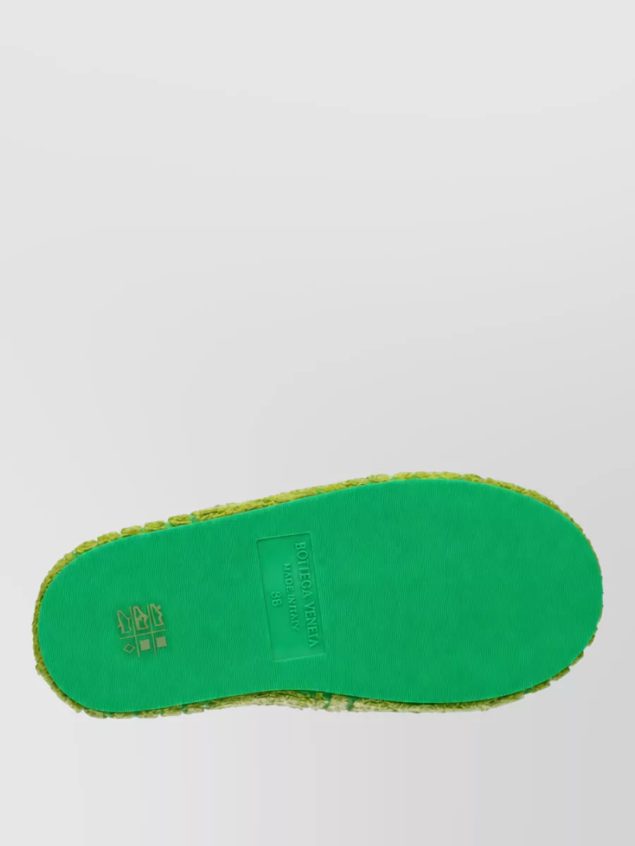Bottega Veneta Cotton Platform Slippers