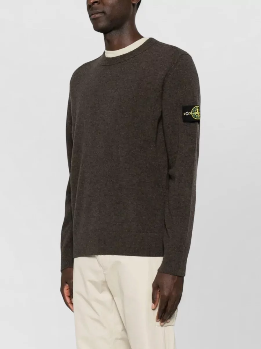 Stone Island Fine-Knit Virgin Wool Sweater