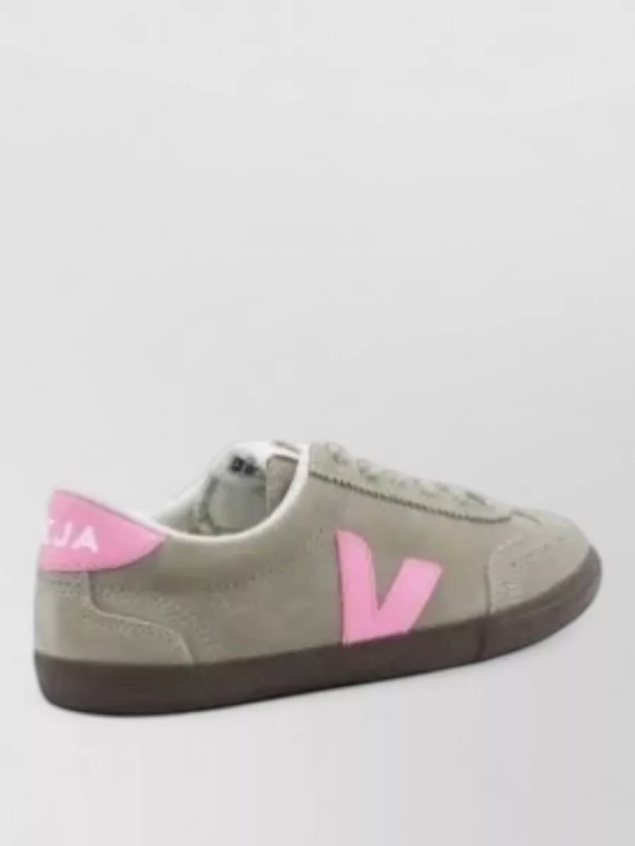 Veja Suede Leather Low-Top Sneakers