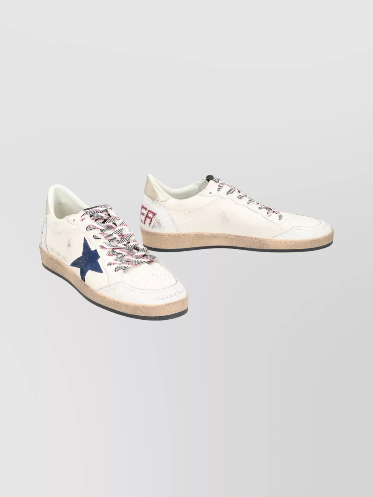 Golden Goose Low Top Sneakers With Iconic Star Design