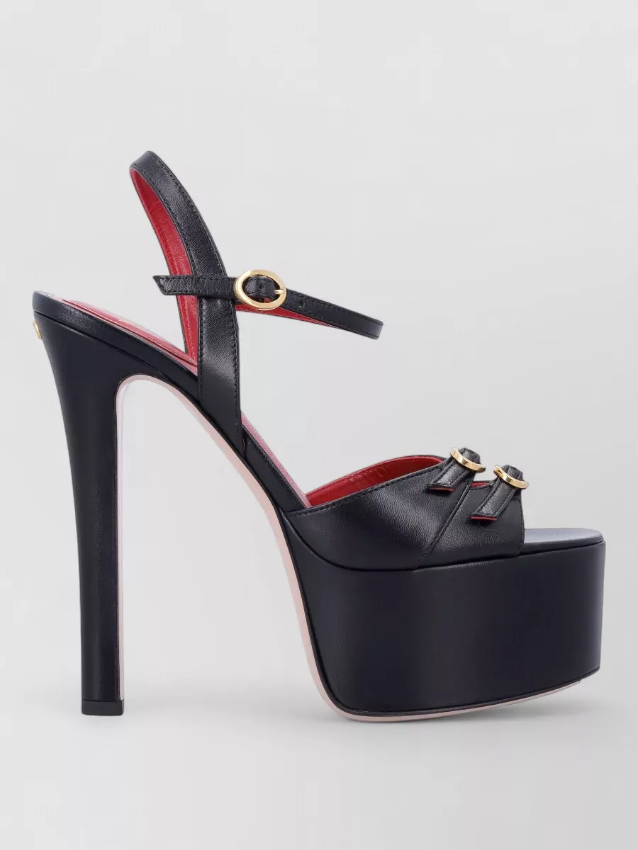 Valentino Garavani Leather Platform Sandals