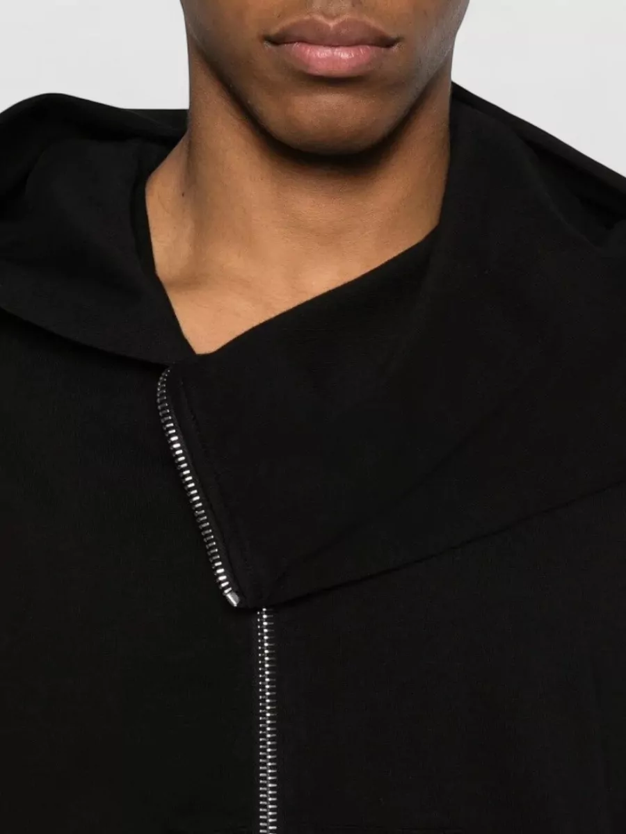Rick Owens Drkshdw Cotton Zip-Up Hooded Jacket