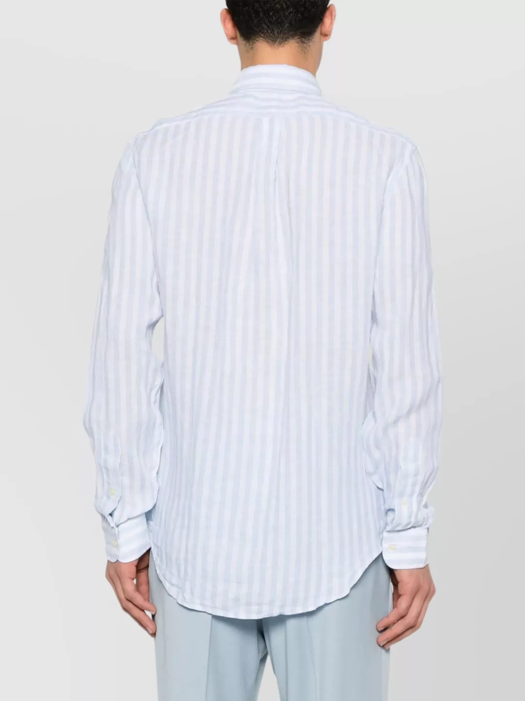 Polo Ralph Lauren Custom-Fit Striped Linen Shirt