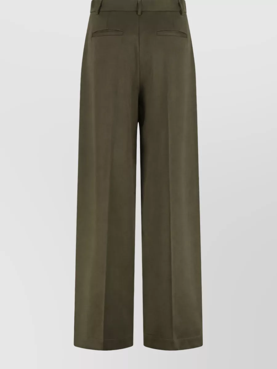 Darkpark Wool High-Rise Wide-Leg Trousers