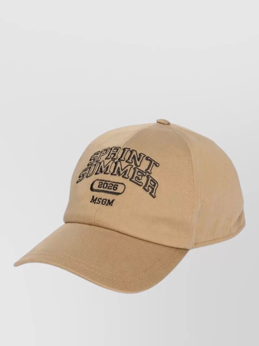 MSGM cotton baseball cap