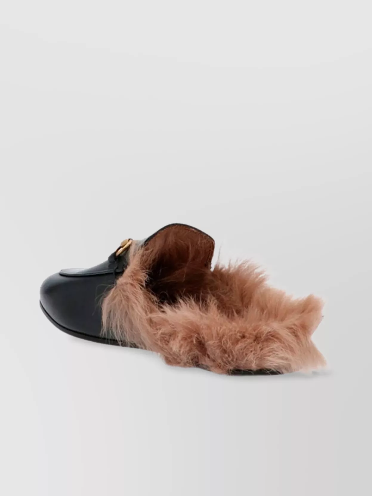 Shop Gucci 'regal' Slip-on Mules Featuring Gold-tone Hardware