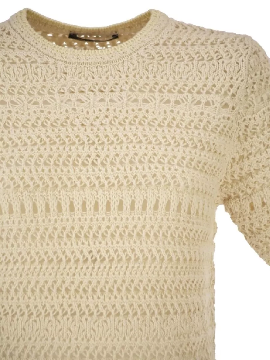 Fabiana Filippi Short-Sleeve Knit T-Shirt