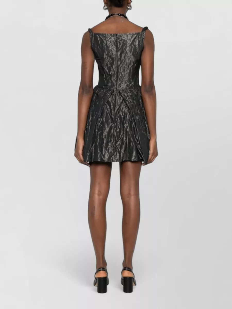 Vivienne Westwood Scoop Neck Sleeveless Dress Fitted Waist