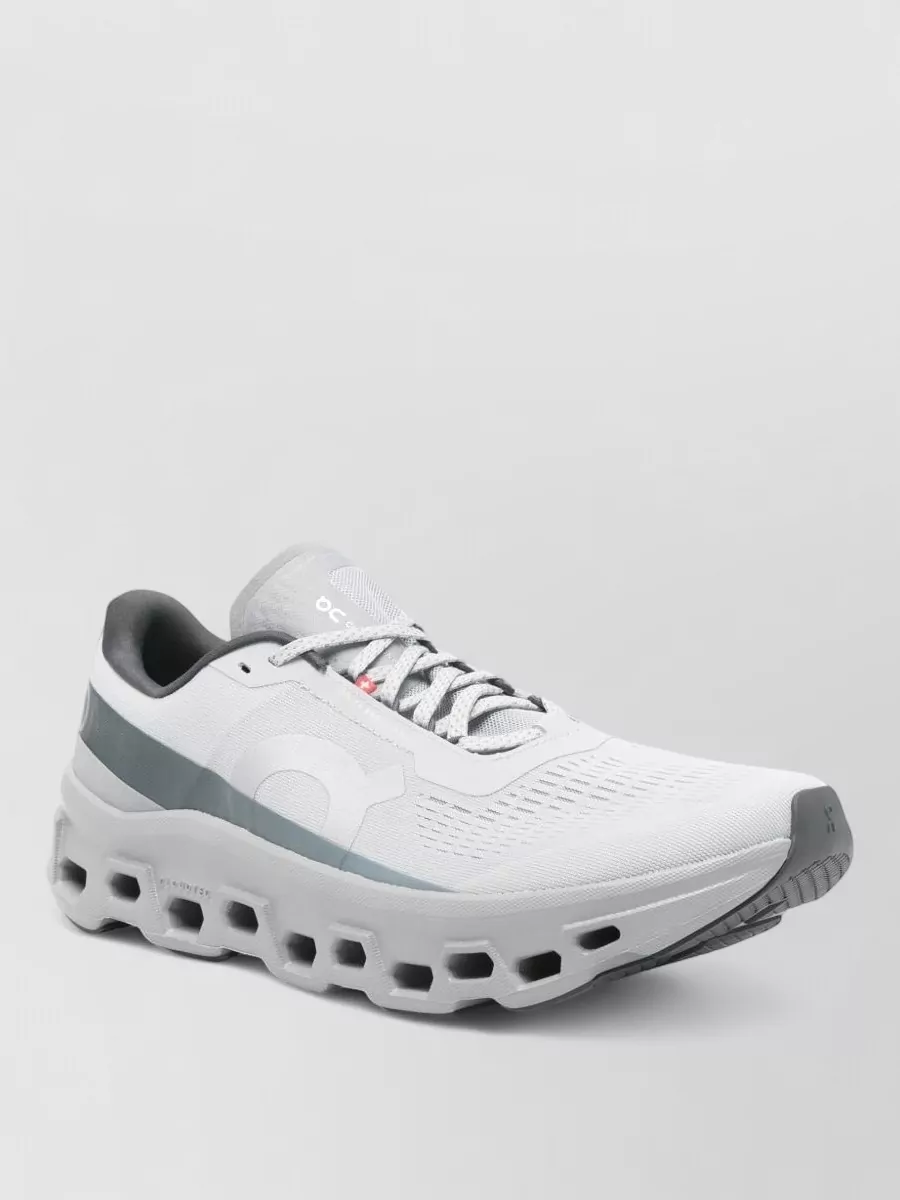 On Cloudmonster Panelled Sneakers Pull Tab Rubber