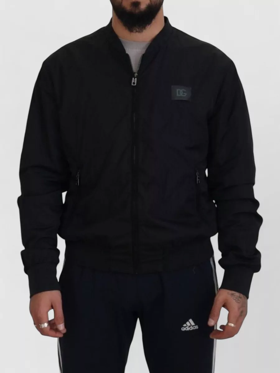 Dolce&Gabbana Nylon logo bomber jacket