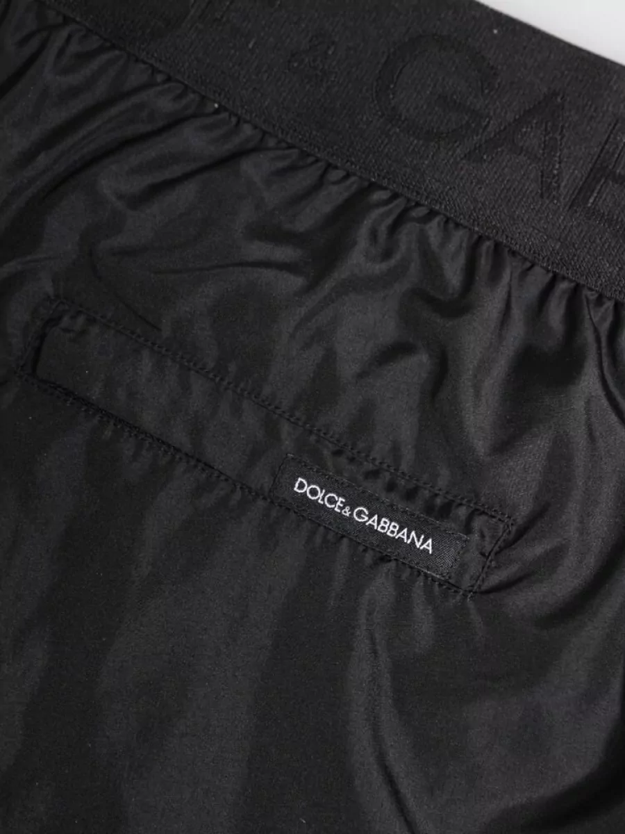 Dolce&Gabbana Logo Print Swim Shorts