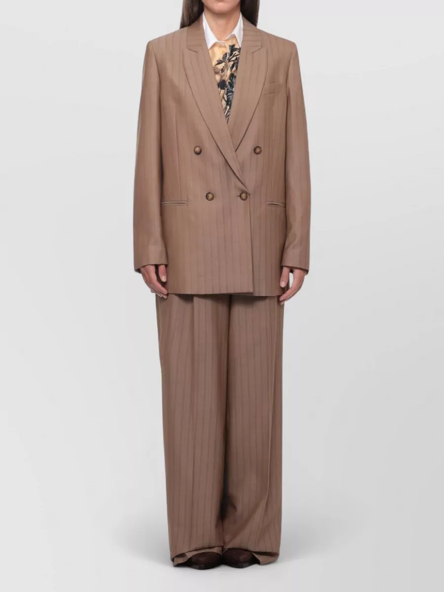 Etro Wool Double-Breasted Blazer