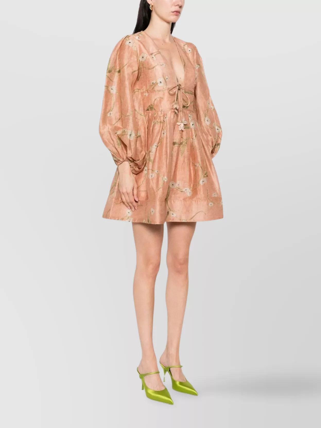 Zimmermann Luminous Mini Robe Dessinée