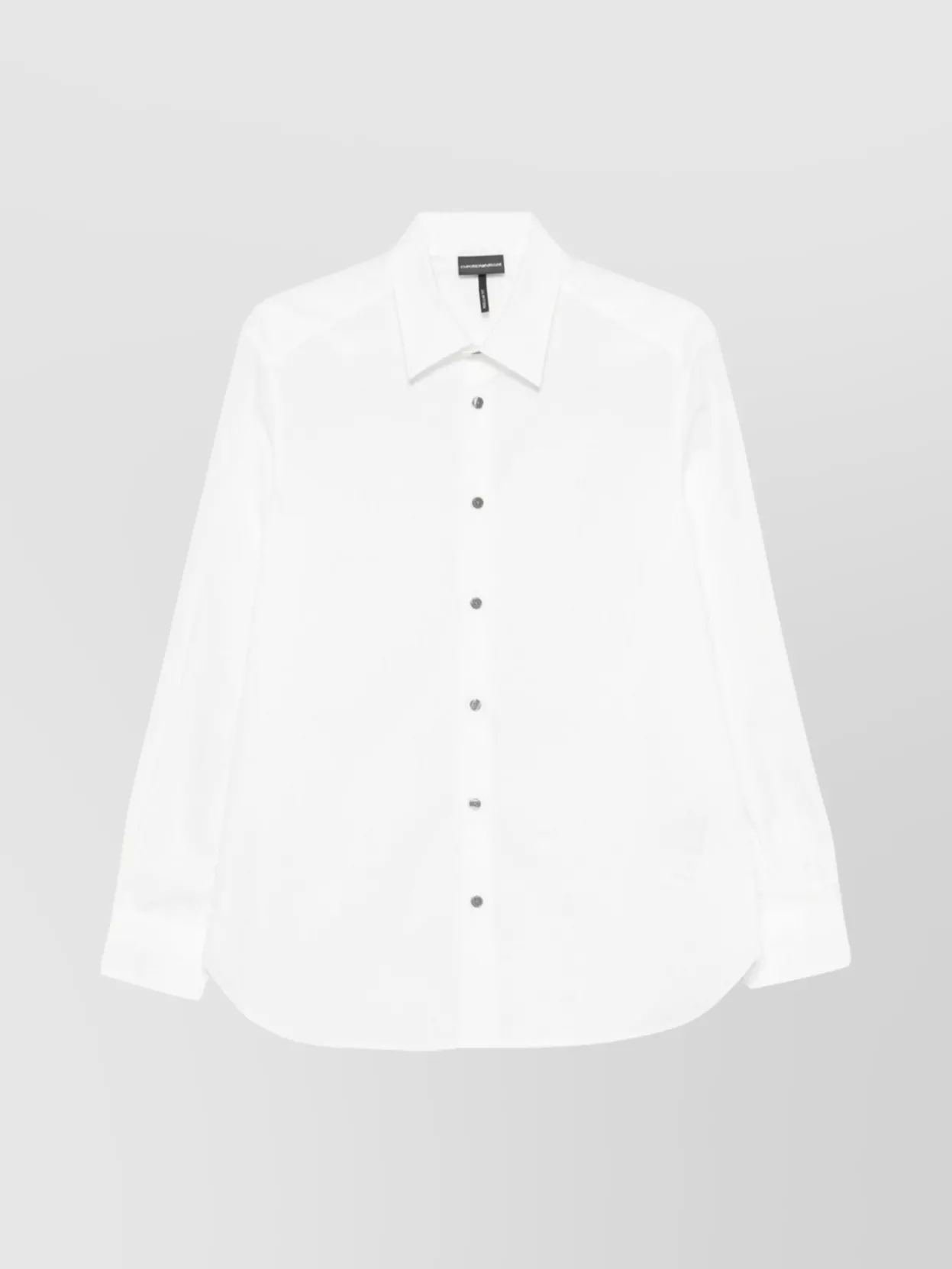 Emporio Armani Logo Print Cotton Shirt