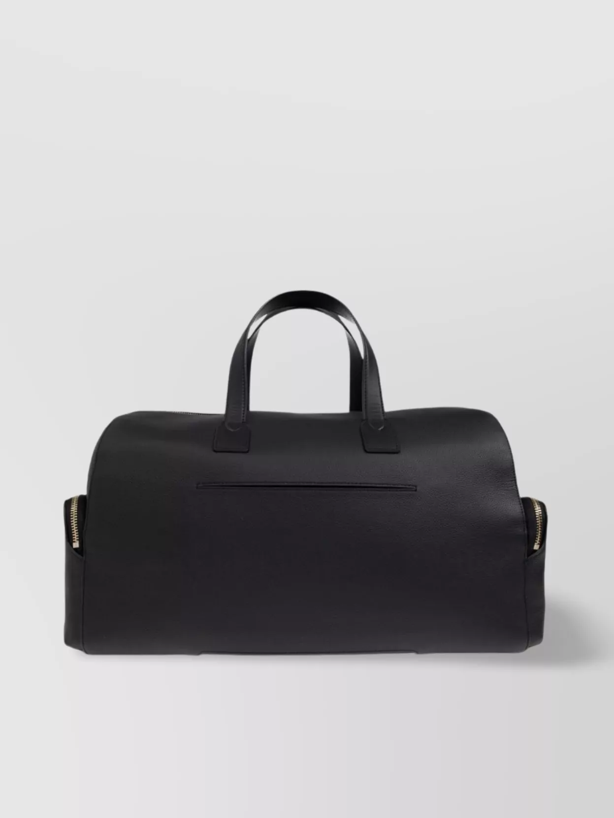 Paul Smith Striped Leather Holdall With Adjustable Shoulder Strap