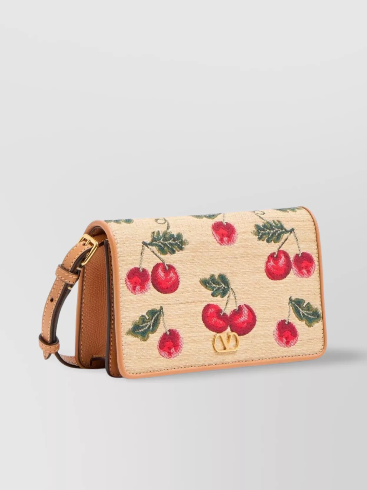 Valentino Garavani Vlogo Signature Rafia Mini Bag
