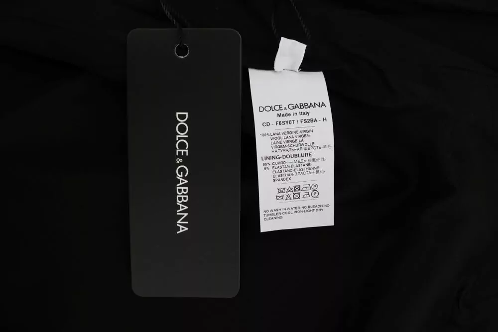 Dolce&Gabbana Wool Sleeveless Polka-Dot Knee-Length Dress