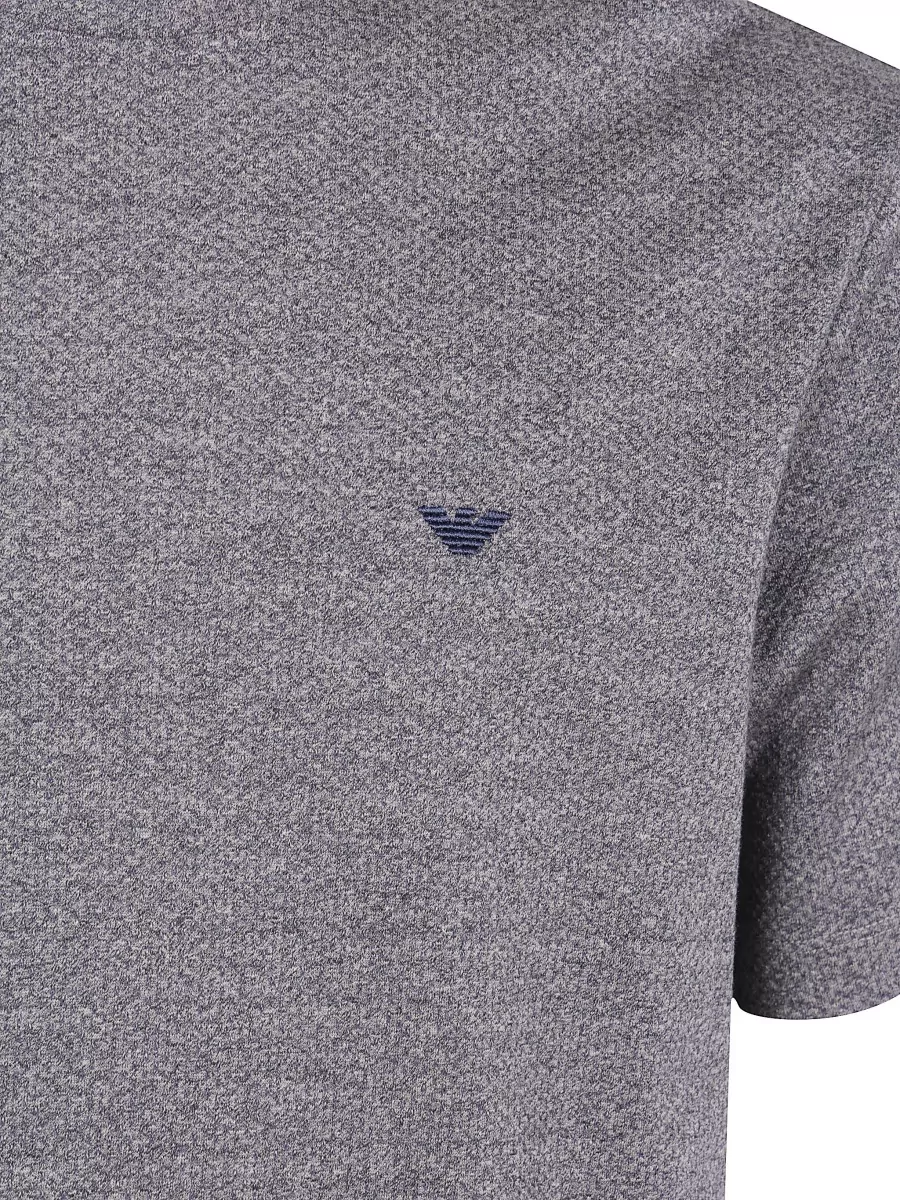 Emporio Armani Cotton Blend Crew Neck T Shirt