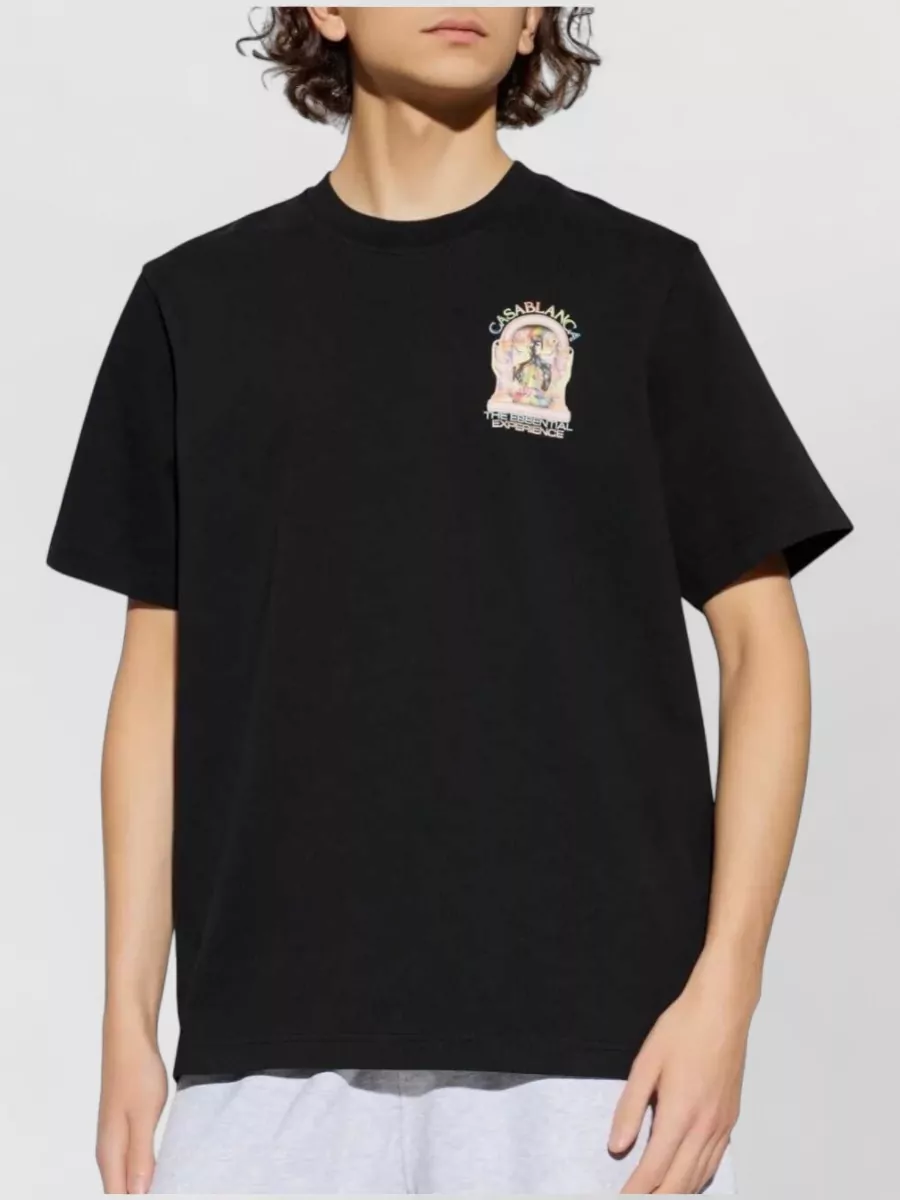 Casablanca Printed Organic Cotton Short-Sleeve T-Shirt