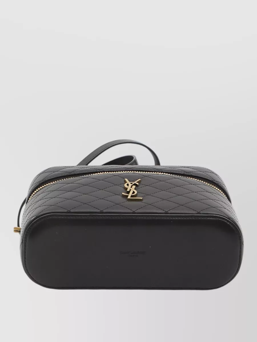 Saint Laurent Gaby Large Lambskin Vanity Crossbody Bag