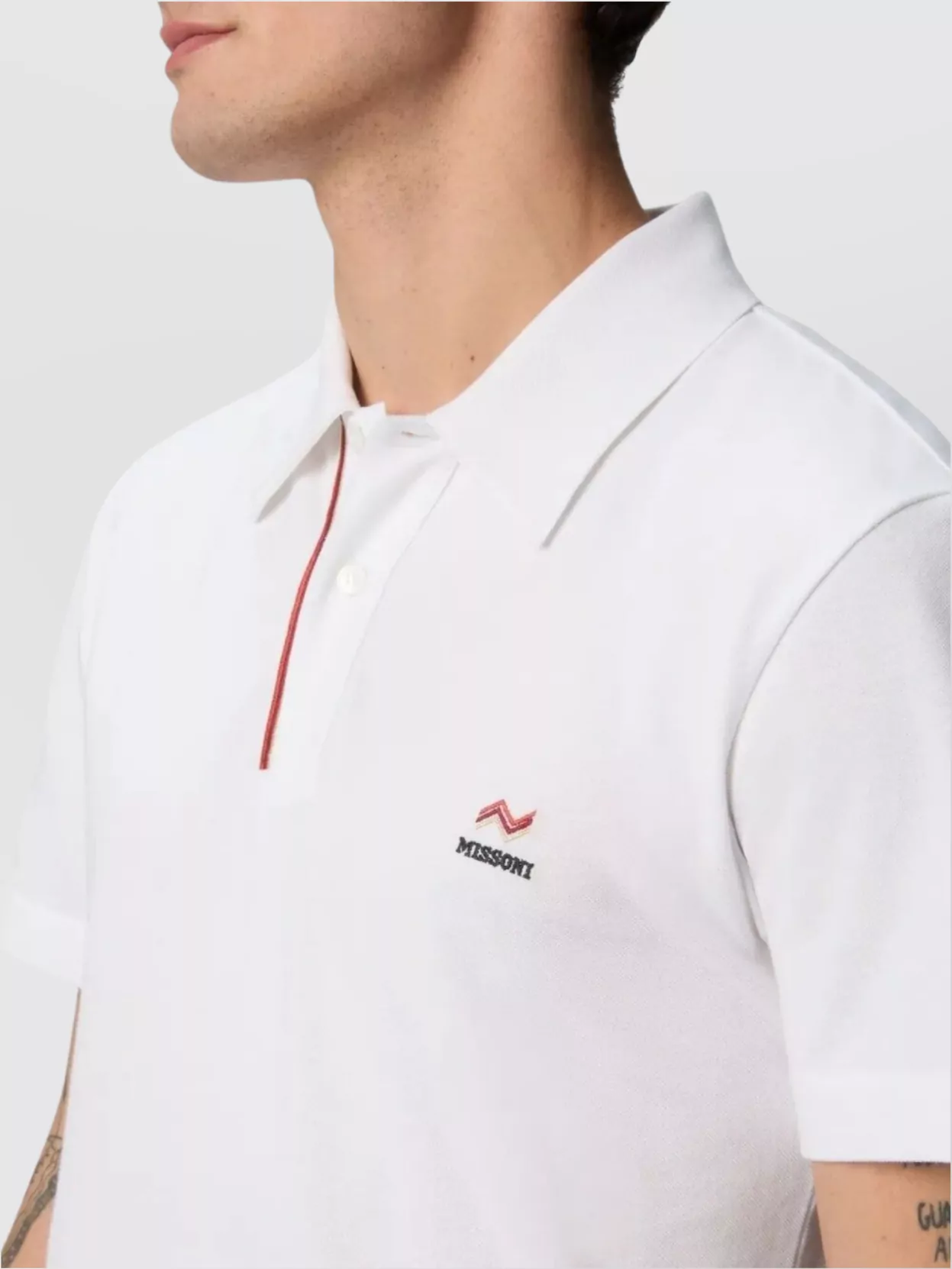 Missoni Handcrafted Short Sleeve Polo Shirt