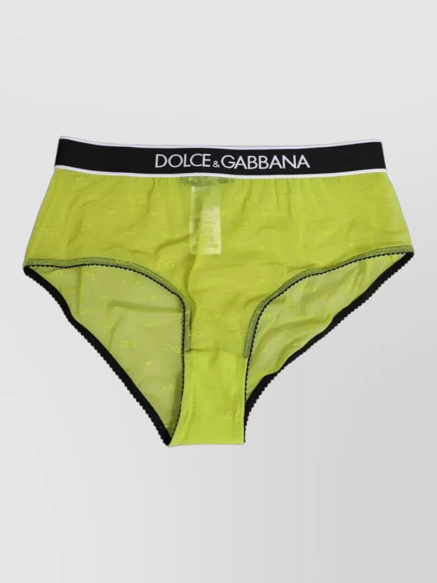 Dolce&Gabbana nylon logo waistband briefs