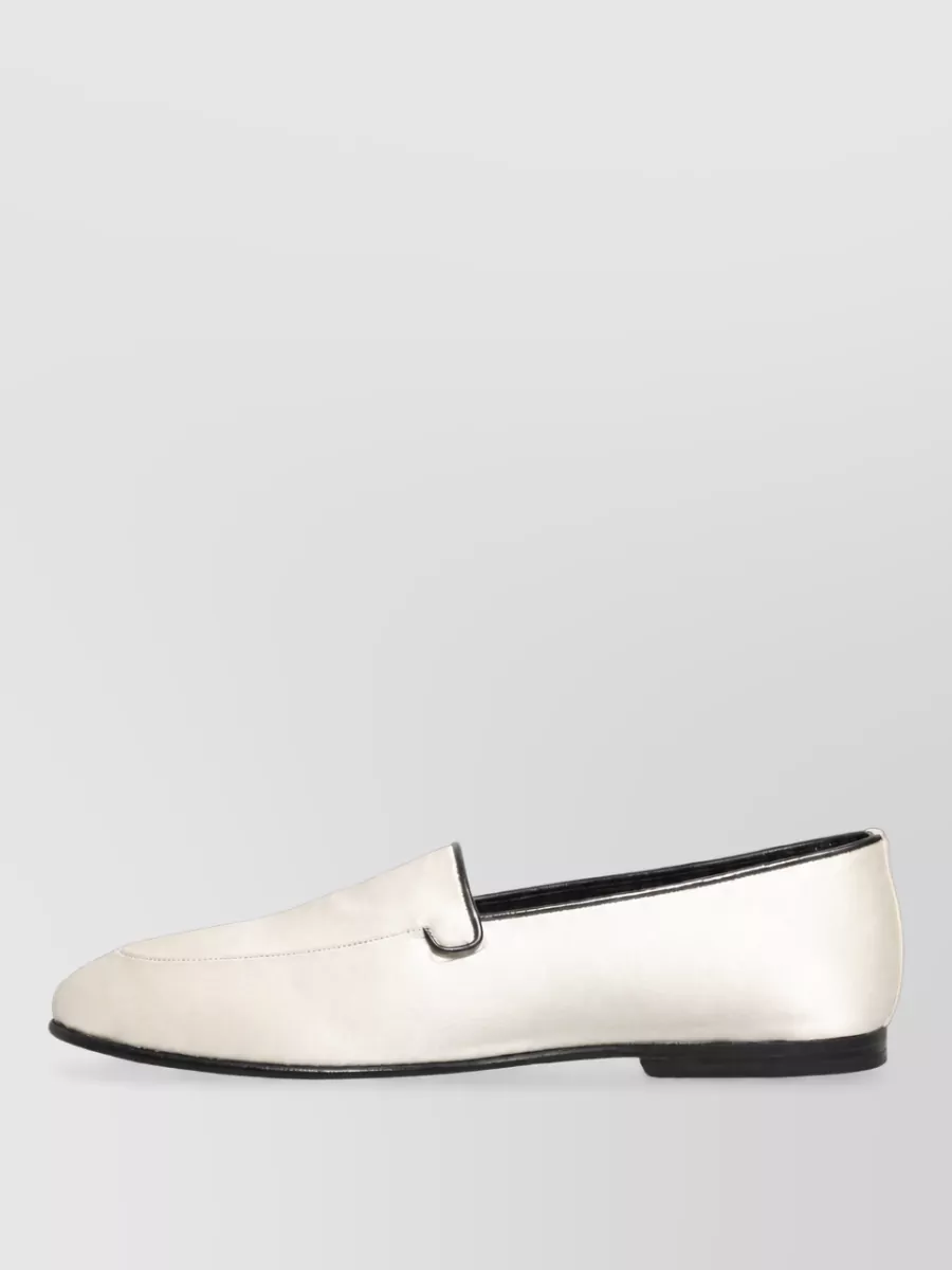 Dolce&Gabbana Leather Slip-On Slippers