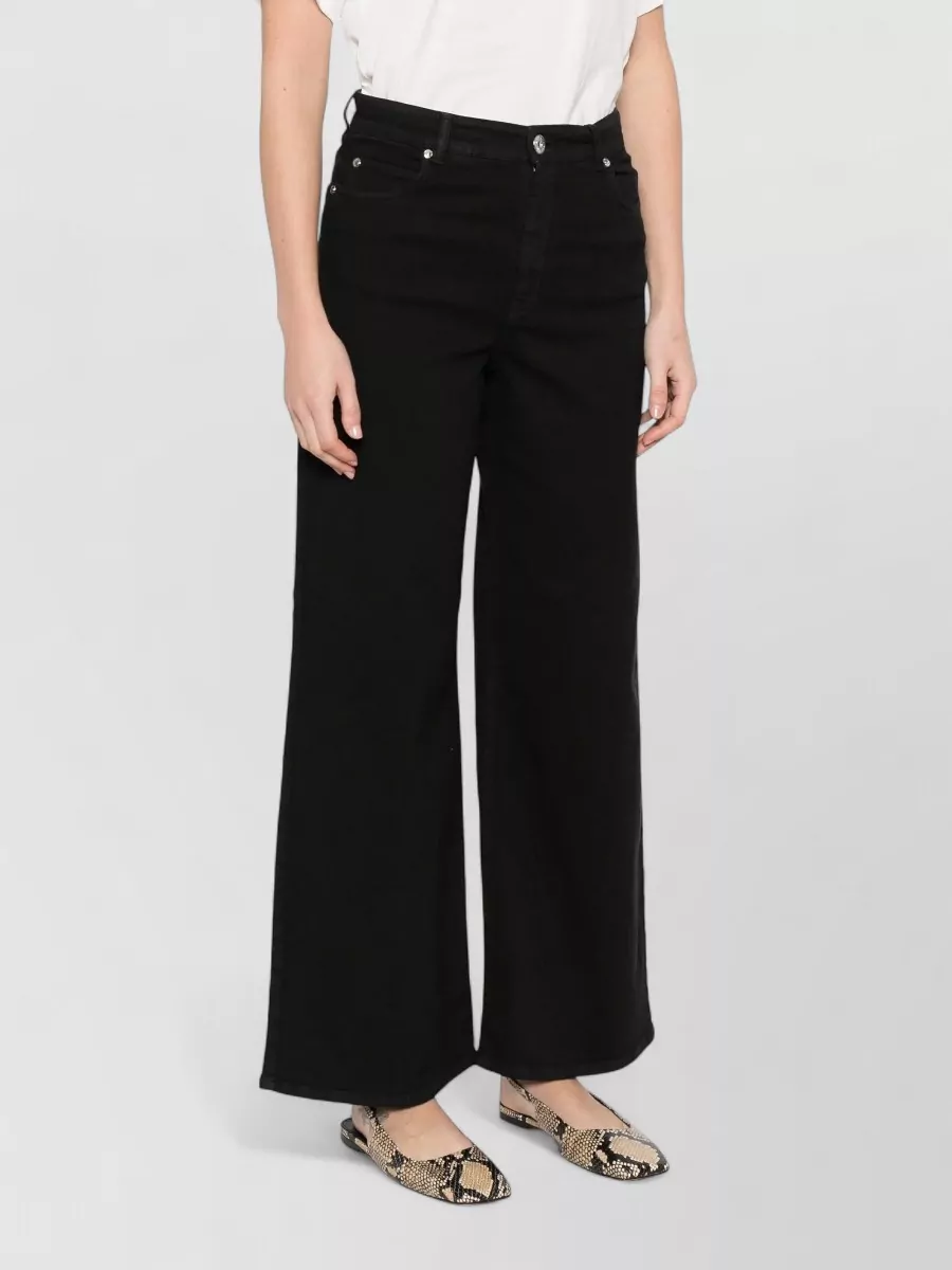 Weekend Max Mara High Rise Wide Leg Five Pocket Trousers
