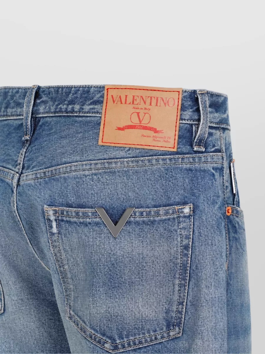 Valentino Denim Straight-Leg Jeans