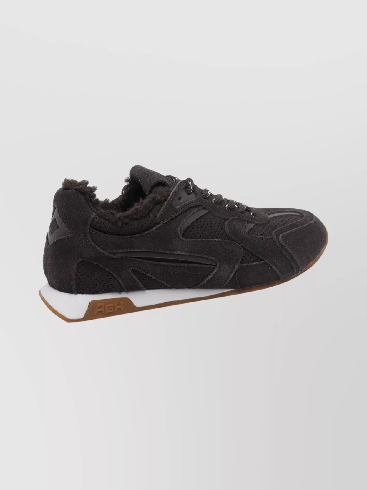 Ash Casual Low Top Sneakers With Suede Upper