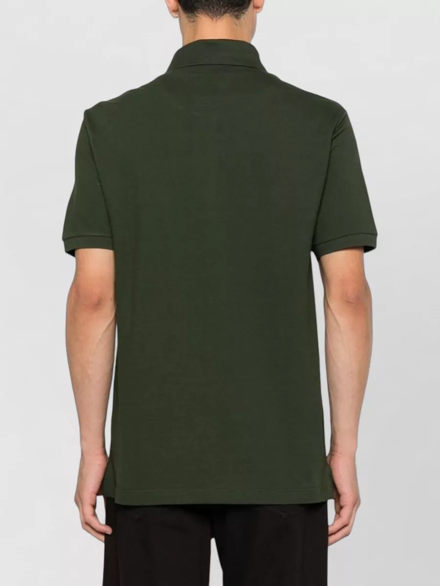 Etro Cotton Logo-Embroidered Piqué Polo Shirt