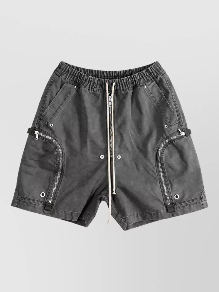 Rick Owens Cotton Loose Fit Shorts