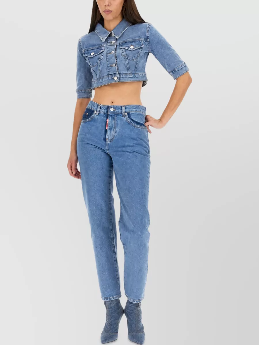 Moschino Denim Straight-Leg Jeans