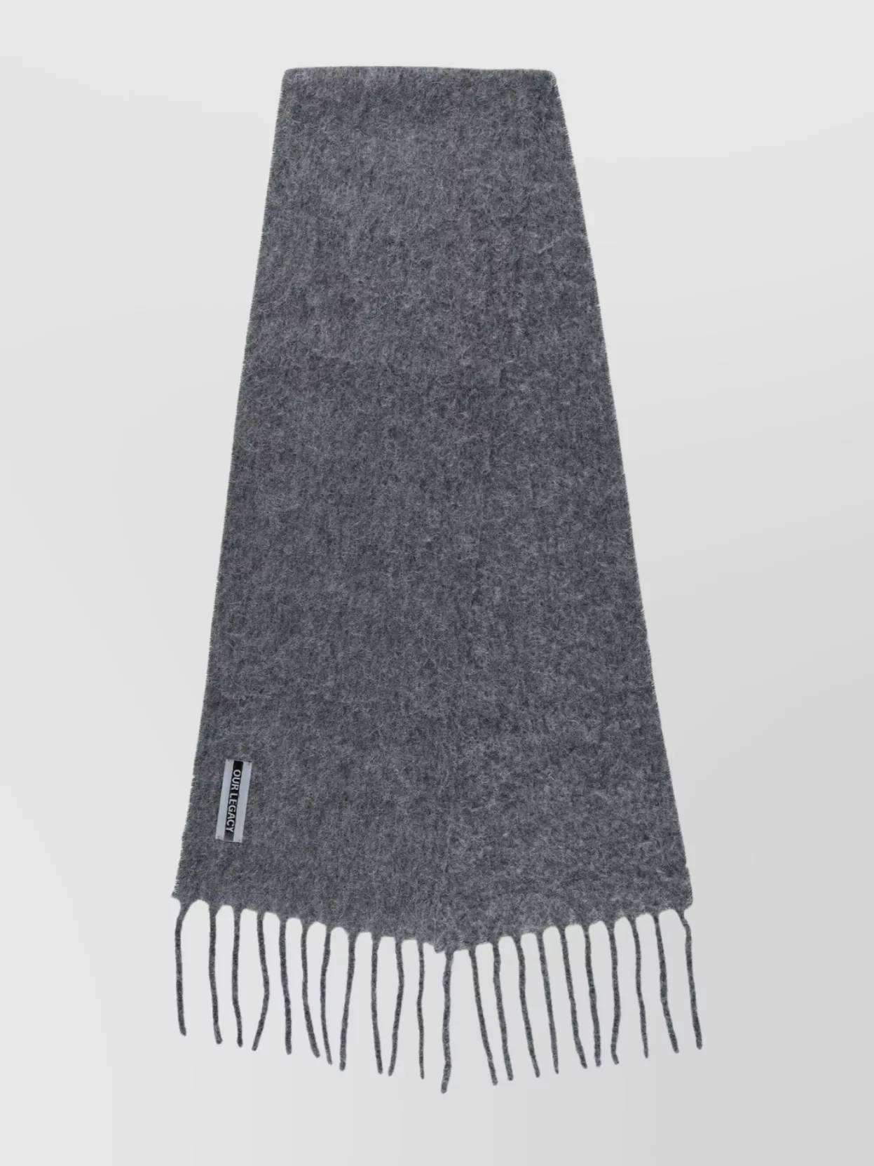 Our Legacy Rectangular Scarf Fringed Edges