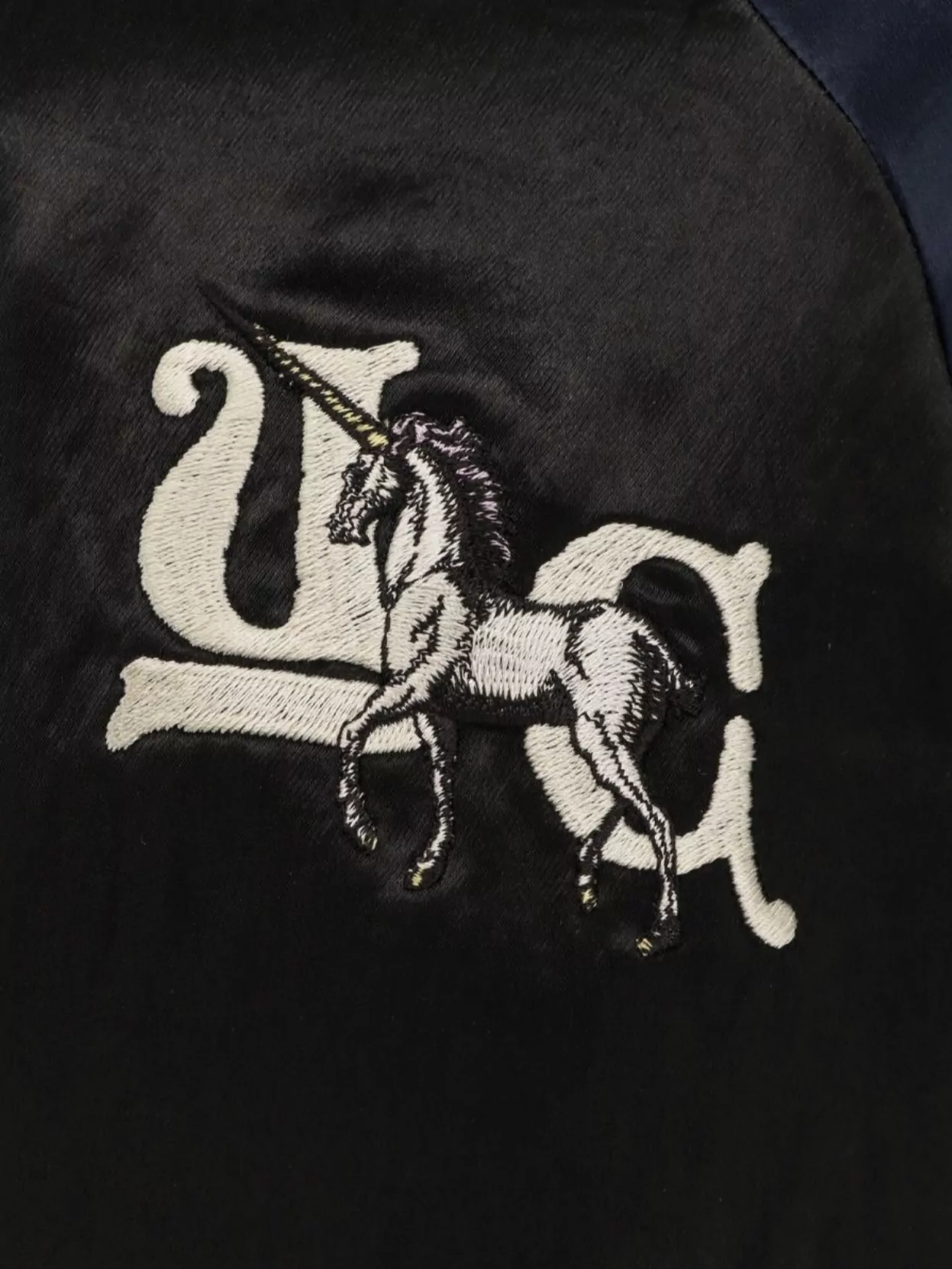 Undercover Bomber Jacket With Contrast Panels And Embroidery