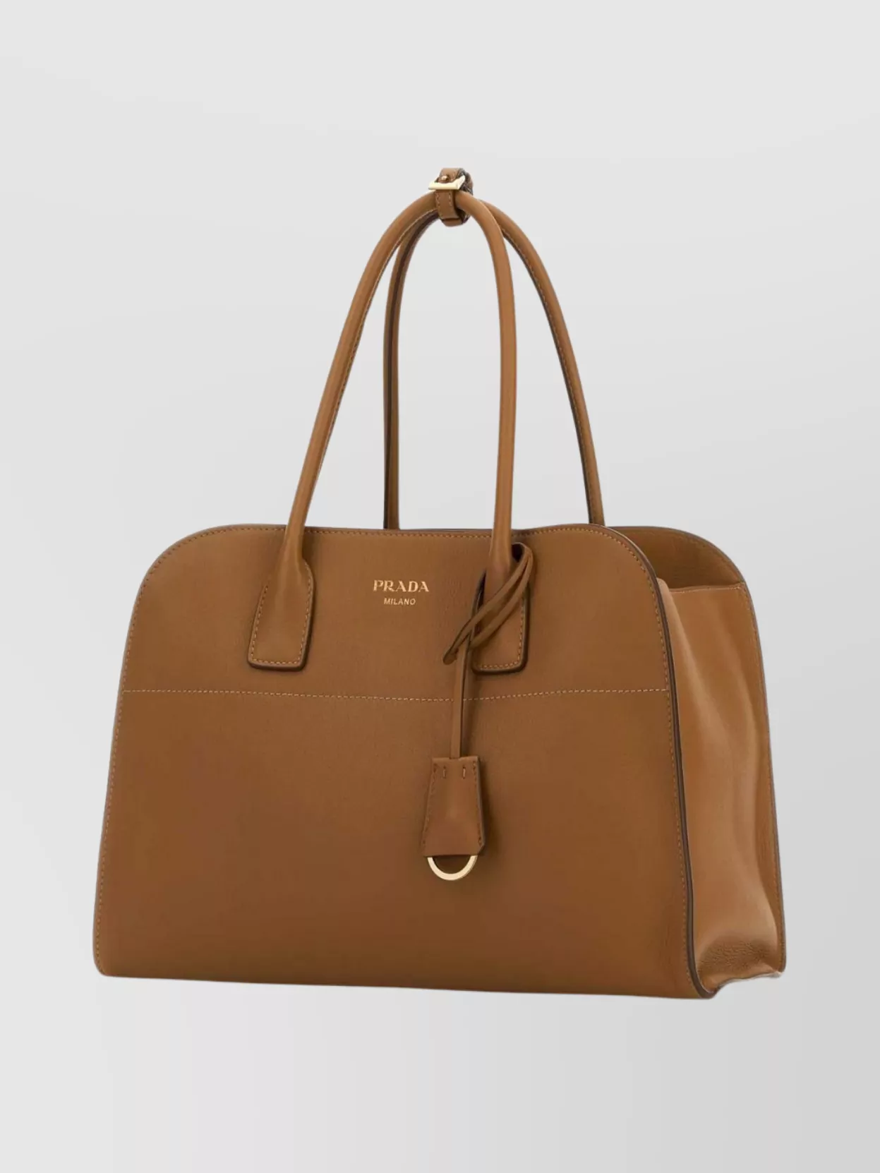 Prada Medium Shopping Bag Featuring Top Handles