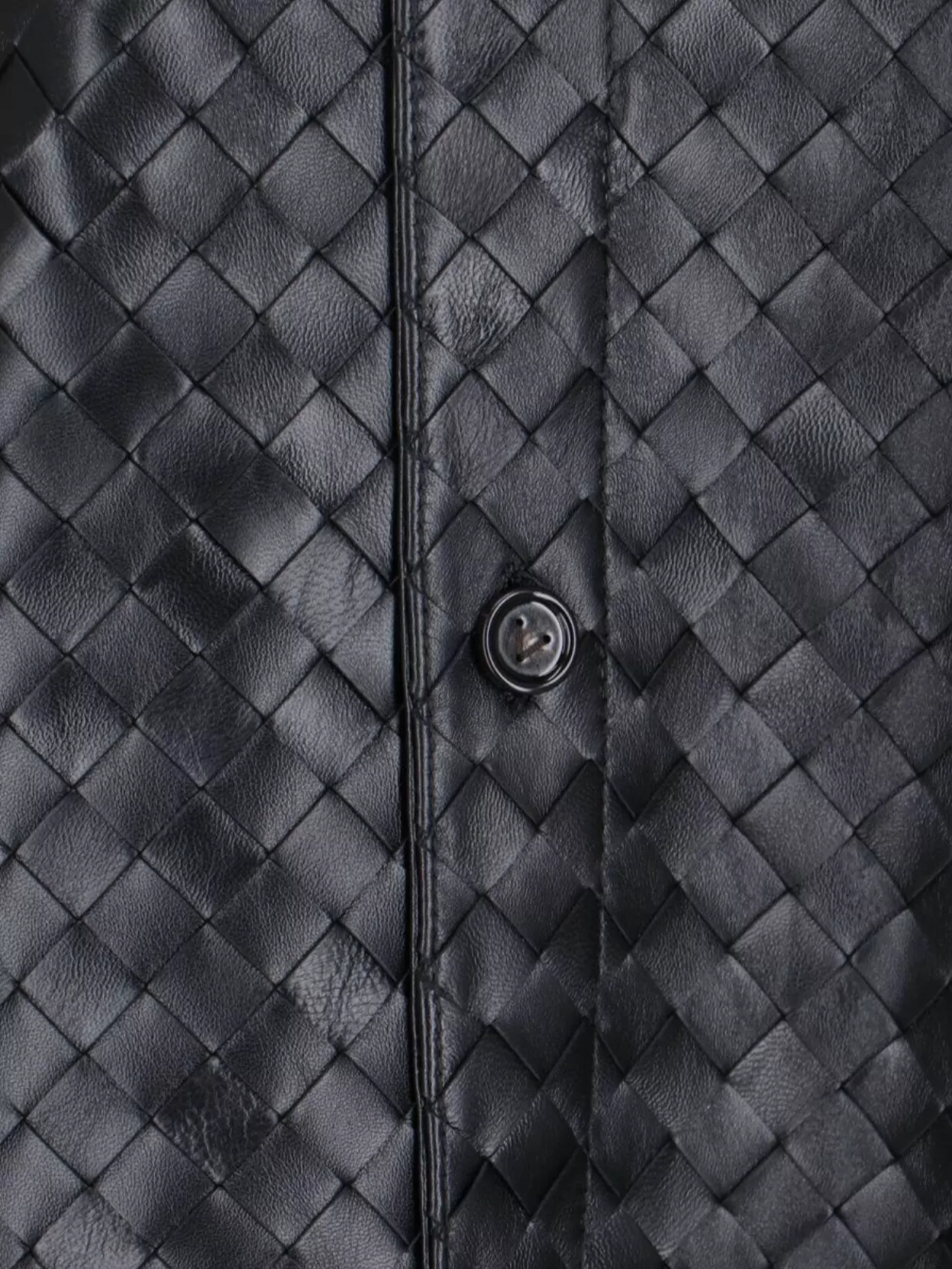 Bottega Veneta Collared Neck Long Sleeves Woven Texture