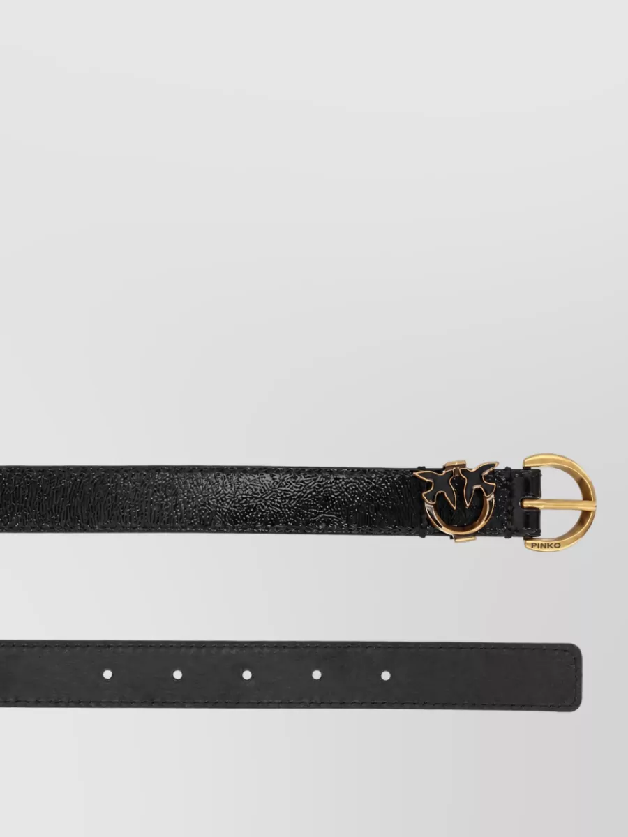 Pinko Leather Logo Belt