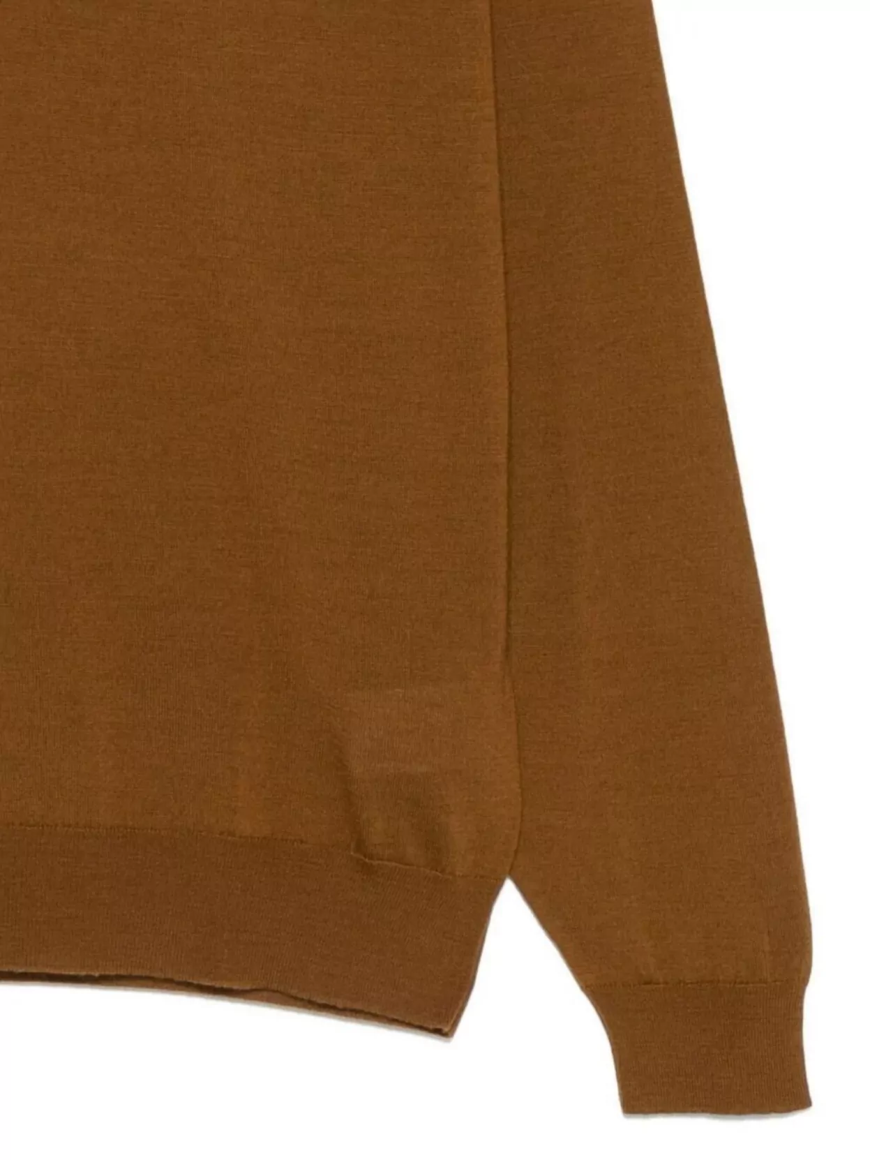 John Smedley Ribbed Hem Polo Collar Knitwear