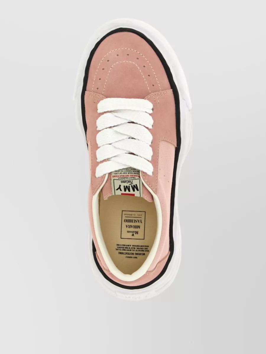 Maison Mihara Yasuhiro Leather Low-Top Sneakers