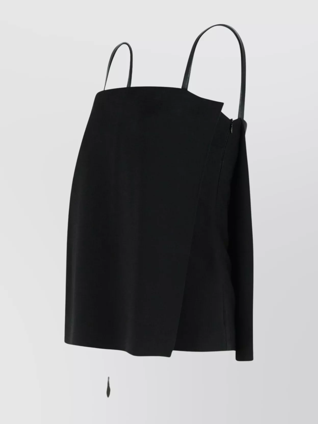 Sportmax Asymmetric Strap Detail Spaghetti Straps Skirt