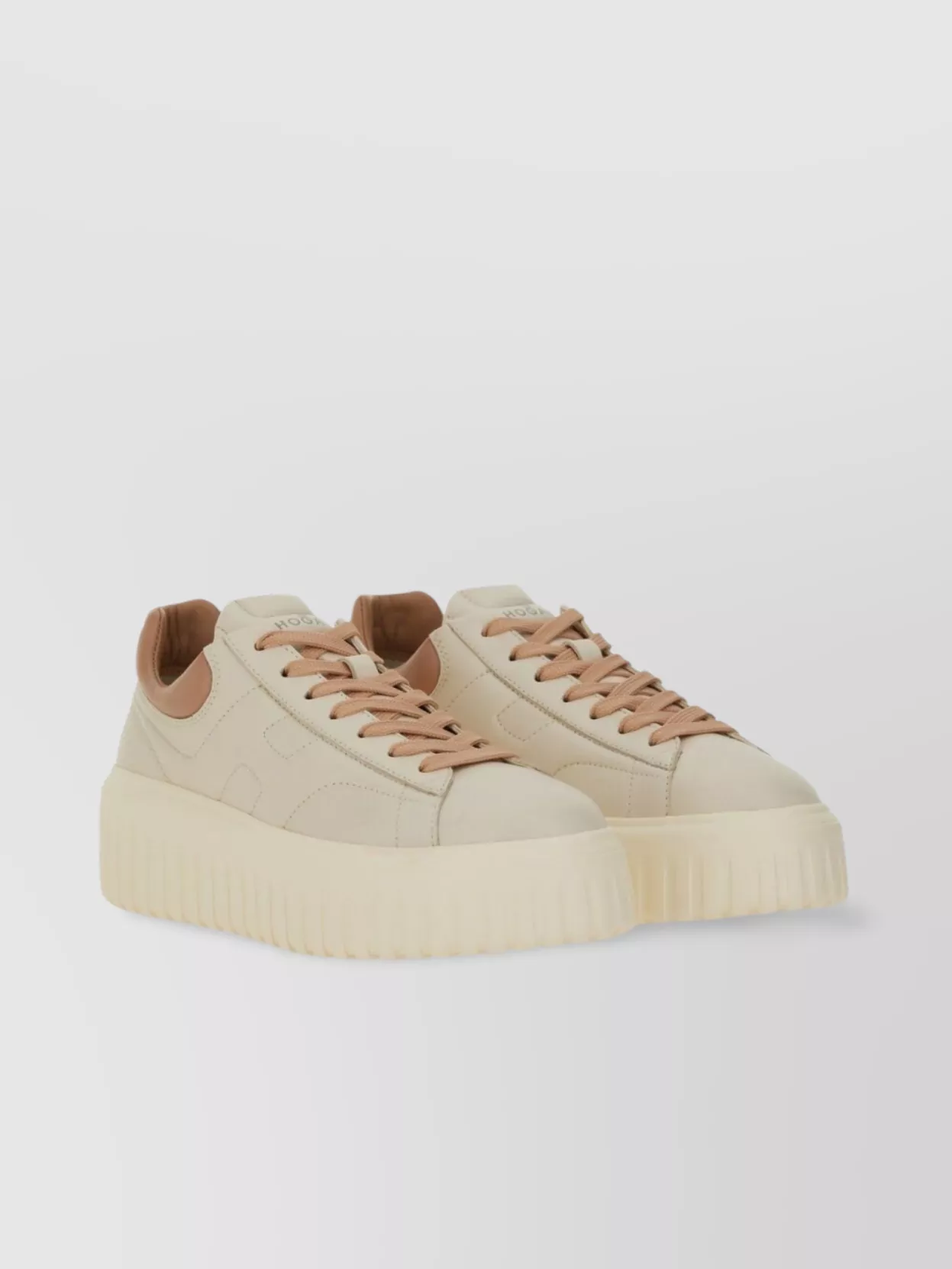 Hogan Chunky Sole Sneakers With Contrast Heel Tab
