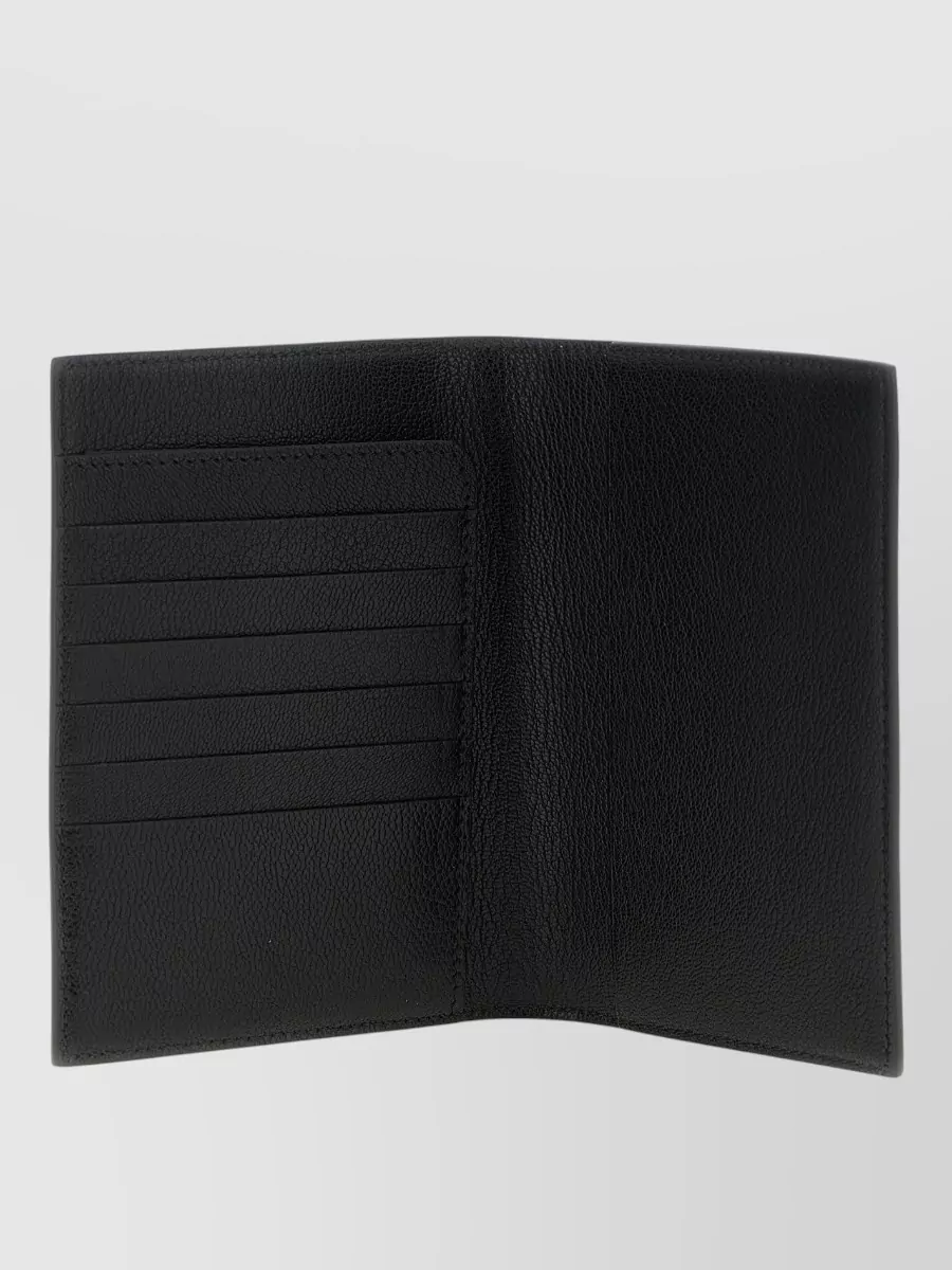 Tom Ford T Line Passport Holder Textured Finish