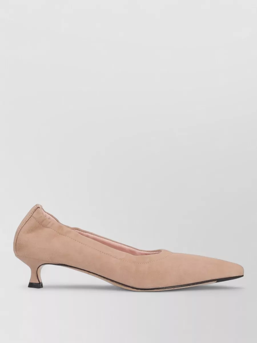 La Rose suede leather pumps