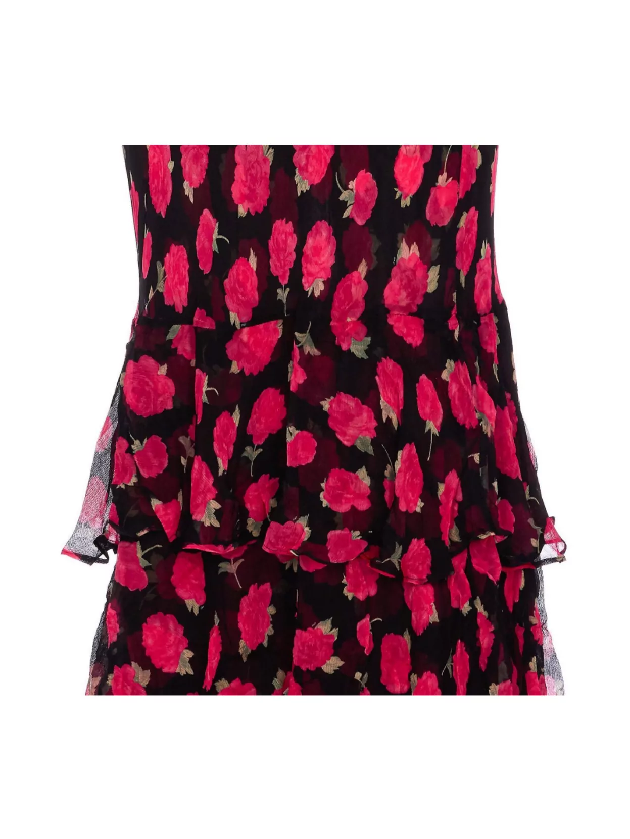 Rixo London Knee Length Vintage Rose Dress With Floral Print