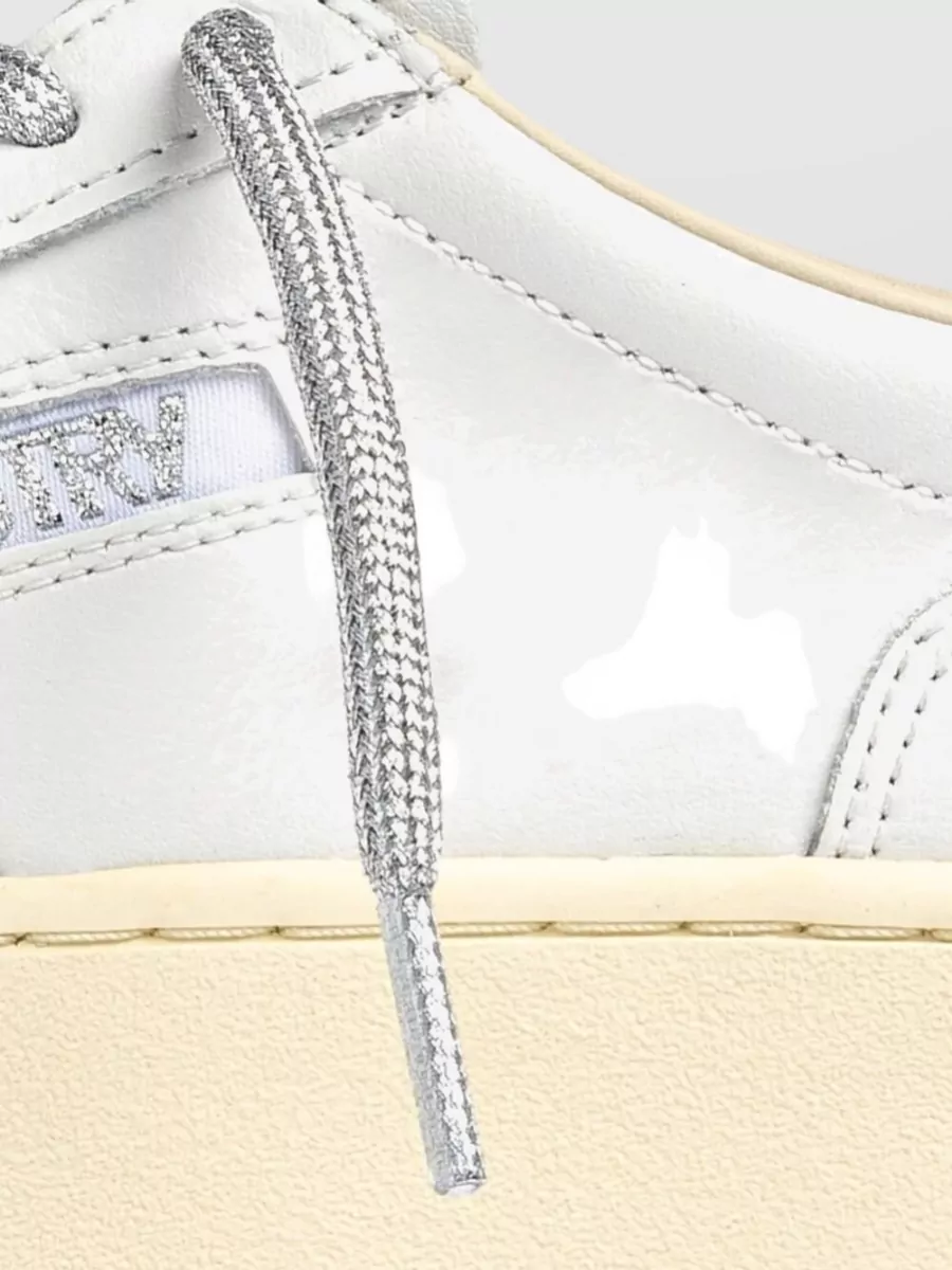 Autry Platform Sneakers Round Toe Leather Logo