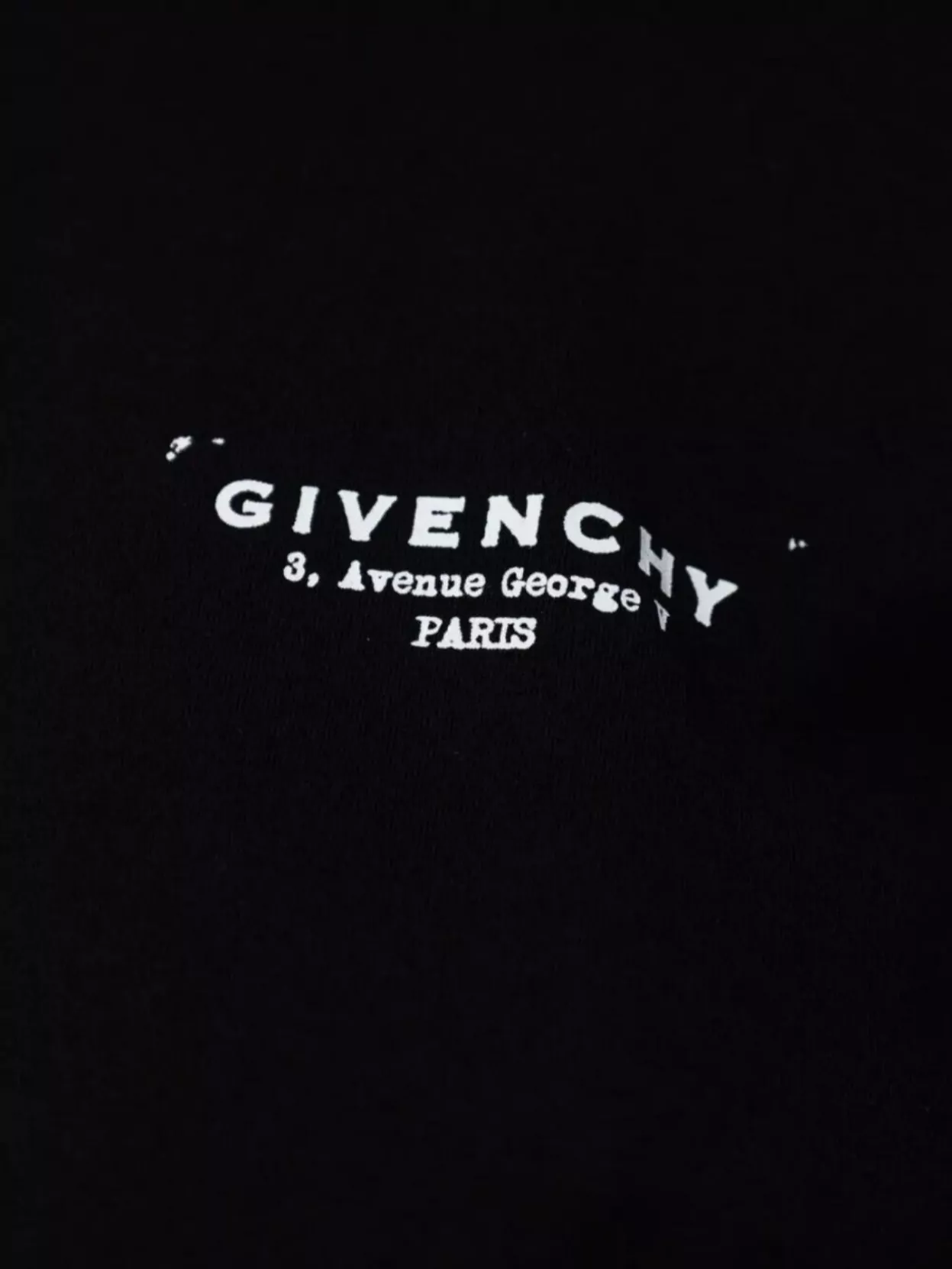 Givenchy Cropped Cotton T-Shirt Stamp Print
